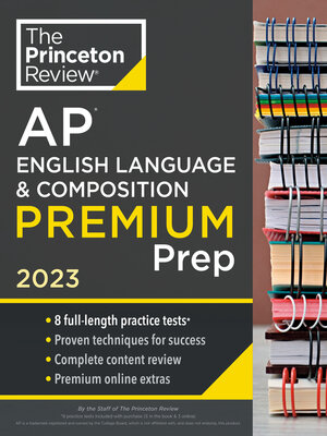 cover image of Princeton Review AP English Language & Composition Premium Prep, 2023